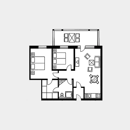 Strandvillen Binz - Ferienwohnung Mit 2 Schlafzimmern Und Balkon Ah-629 Exterior photo